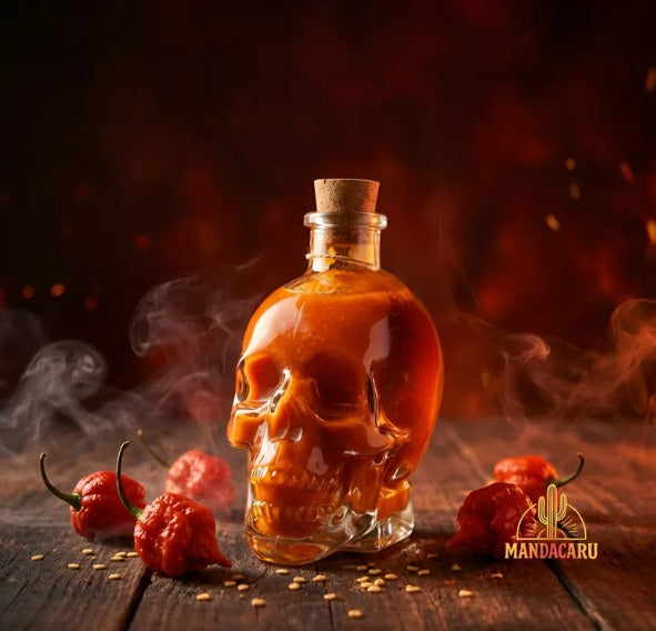 LANÇAMENTO - Molho de Pimenta Artesanal Casa Mandacaru 40 ml - Carolina Reaper